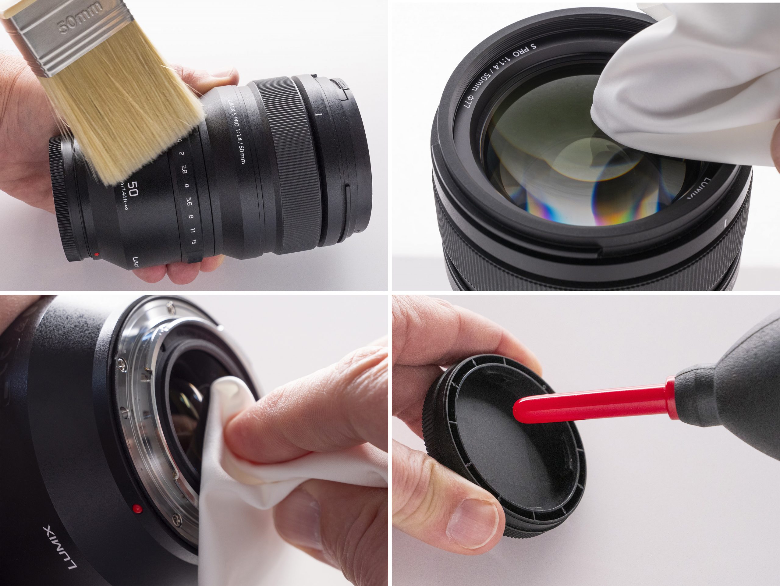 Lens cleaning